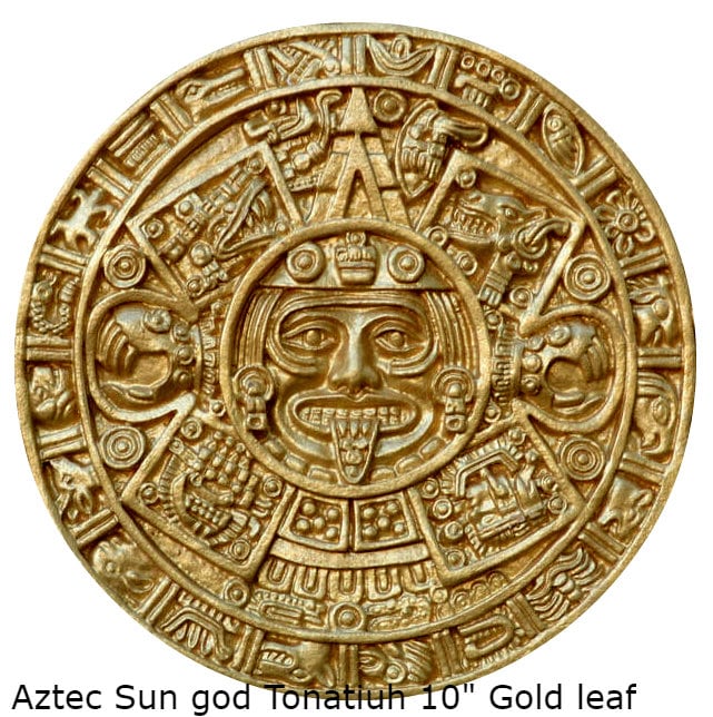 Aztec Mayan Tonatiuh sun god relief sculpture ancient replica www.Neo-Mfg.com 10