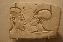 Load image into Gallery viewer, History Egyptian Akhenaten &amp; Nefertiti Wilbour Plaque Artifact Sculpture 11&quot; www.Neo-Mfg.com home decor
