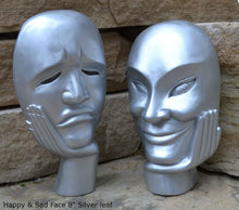 Load image into Gallery viewer, Decor Happy &amp; Sad Face Theater Wall or Table Sculpture Statue 8&quot; Neo-Mfg.com home decor
