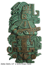 Load image into Gallery viewer, Aztec Mayan Deity Sculptural wall relief plaque 14" www.Neo-Mfg.com home decor L16

