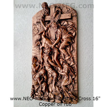 Load image into Gallery viewer, Religious Descent from the Cross Deposition Christ wall art plaque 16" www.Neo-Mfg.com

