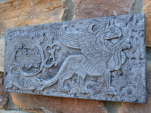 Load image into Gallery viewer, Griffin gryphon Winged lion wall Sculpture plaque 11&quot; www.Neo-Mfg.com Home decor mystical e20
