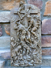 Load image into Gallery viewer, Religious Descent from the Cross Deposition Christ wall art plaque 16" www.Neo-Mfg.com
