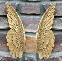 Load image into Gallery viewer, Angel Wings Aged wall sculpture statue plaque www.Neo-Mfg.com 11" p6
