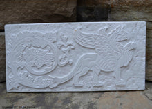 Load image into Gallery viewer, Griffin gryphon Winged lion wall Sculpture plaque 11&quot; www.Neo-Mfg.com Home decor mystical e20
