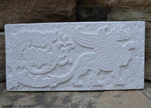 Load image into Gallery viewer, Griffin gryphon Winged lion wall Sculpture plaque 11" www.Neo-Mfg.com Home decor mystical e20
