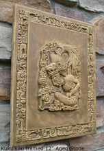 Load image into Gallery viewer, History Aztec Maya Kukulkan framed stone Sculpture Statue 12&quot; Tall www.Neo-Mfg.com

