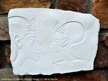 Load image into Gallery viewer, History Egyptian Akhenaten &amp; Nefertiti Wilbour Plaque Artifact Sculpture 11&quot; www.Neo-Mfg.com home decor m12
