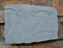 Load image into Gallery viewer, History Egyptian Akhenaten &amp; Nefertiti Wilbour Plaque Artifact Sculpture 11&quot; www.Neo-Mfg.com home decor
