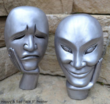 Load image into Gallery viewer, Decor Happy &amp; Sad Face Theater Wall or Table Sculpture Statue 8" Neo-Mfg.com home decor
