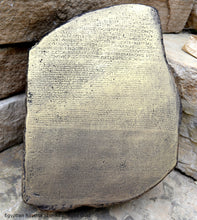 Load image into Gallery viewer, History Egyptian Rosetta Stone Sculpture Statue 12&quot; Tall www.Neo-Mfg.com home decor Museum reproduction
