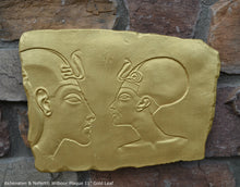 Load image into Gallery viewer, History Egyptian Akhenaten &amp; Nefertiti Wilbour Plaque Artifact Sculpture 11&quot; www.Neo-Mfg.com home decor m12
