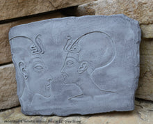 Load image into Gallery viewer, History Egyptian Akhenaten &amp; Nefertiti Wilbour Plaque Artifact Sculpture 11&quot; www.Neo-Mfg.com home decor
