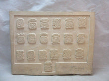 Load image into Gallery viewer, Aztec Mayan Glyph panel Sculptural Wall frieze plaque relief www.Neo-Mfg.com 8&quot; g17
