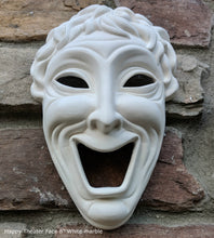Load image into Gallery viewer, Decor Happy &amp; Sad Face Theater Wall Sculpture Statue 8&quot; www.Neo-Mfg.com
