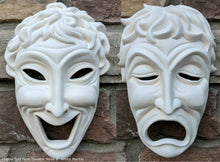 Load image into Gallery viewer, Decor Happy &amp; Sad Face Theater Wall Sculpture Statue 8" www.Neo-Mfg.com
