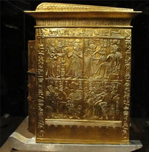 Load image into Gallery viewer, History Egyptian King Tutankhamun Tut Golden Shrine Right side Plaque Artifact Sculpture 10&quot; www.Neo-Mfg.com home decor h16
