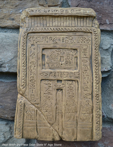History Egyptian False Door Tomb Pepi-Ankh Iry Sculptural wall relief www.Neo-Mfg.com 9