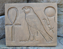 Load image into Gallery viewer, History Egyptian Building Artifact Horus name of Nectanebo I Carved Sculpture Statue www.Neo-Mfg.com Wall art 8.5&quot; g23
