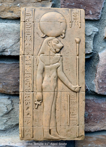History Egyptian Sekhmet Kom Ombo Temple Sculptural wall relief www.Neo-Mfg.com 11