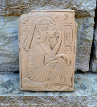 Load image into Gallery viewer, Egyptian Ramesses Ramses II child stele wall plaque Sculpture museum reproduction art 6" www.Neo-Mfg.com home decor
