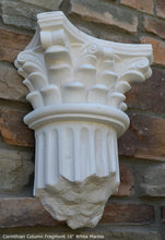 Load image into Gallery viewer, Roman Greek Wall Corinthian Column plaque Fragment relief www.Neo-Mfg.com 16&quot; each
