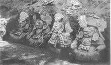 Load image into Gallery viewer, History Aztec Maya Mesoamerica God of Corn Zapotec Deity Vessel Sculpture Statue www.Neo-Mfg.com 8&quot;
