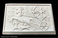 Load image into Gallery viewer, History Egyptian Ramses chariot Sculptural wall relief plaque www.Neo-Mfg.com 5"
