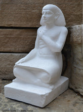 Load image into Gallery viewer, History Egyptian Imeni Imeny Scribe Seated Sculpture Statue 12&quot; www.Neo-Mfg.com Museum Replica Grand size
