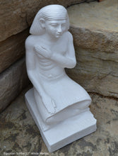Load image into Gallery viewer, History Egyptian Imeni Imeny Scribe Seated Sculpture Statue 12&quot; www.Neo-Mfg.com Museum Replica Grand size
