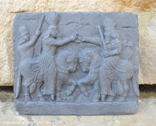 Load image into Gallery viewer, Assyrian Persian investitures of Ardashir I Artifact Carved Sculpture Statue 5&quot; ww.Neo-Mfg.com Home decor g5
