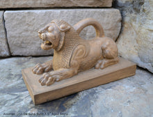 Load image into Gallery viewer, Assyrian Lion De Susa Suse weight Sculpture statue 7.5" www.Neo-Mfg.com Museum reproduction
