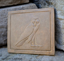 Load image into Gallery viewer, History Egyptian Owl Sculptural wall relief www.Neo-Mfg.com 5&quot; k8
