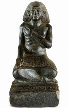 Load image into Gallery viewer, History Egyptian Imeni Imeny Scribe Seated Sculpture Statue 12" www.Neo-Mfg.com Museum Replica Grand size
