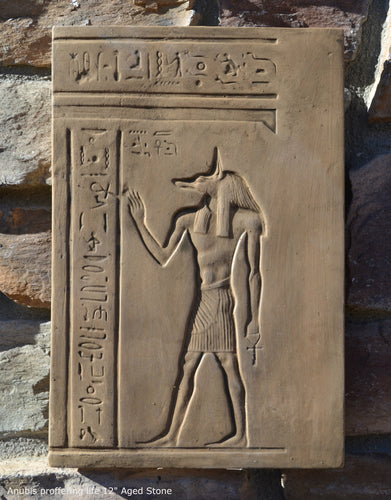 History Egyptian Anubis proffering life 12