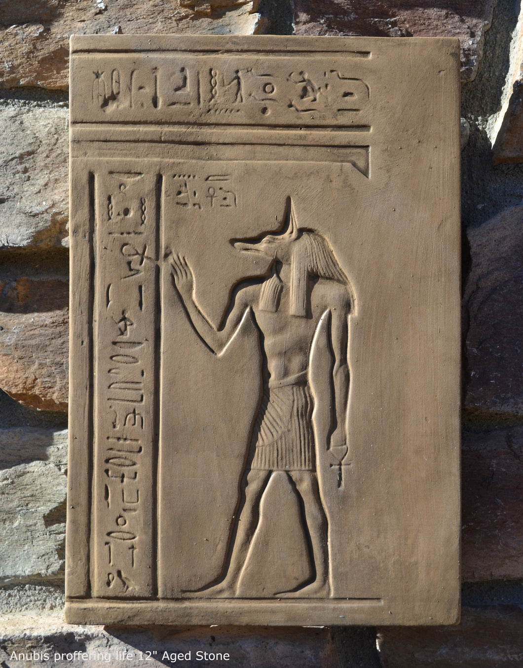 History Egyptian Anubis proffering life 12