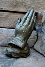 Load image into Gallery viewer, Religious Praying Hands Father Sculpture Statue Pray Neo-Mfg Life Size White 9" home decor
