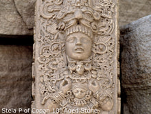 Load image into Gallery viewer, History Aztec Maya Stela P of Copan Artifact Carved Sun Stone Sculpture Statue 10" Tall www.Neo-Mfg.com
