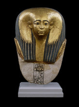 Load image into Gallery viewer, Historical Egyptian Satdjehuty mask bust relief sculpture ancient replica statue www.Neo-Mfg.com 6&quot;
