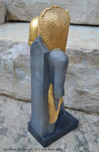 Load image into Gallery viewer, History Egyptian Ramesses Ramses III Standard-Bearer of Amun-Re Sculpture Statue 13" www.Neo-Mfg.com Museum Replica Grand size
