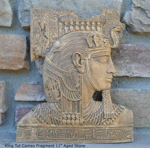 Egyptian King Tut Cameo Fragment Sculptural wall relief plaque www.Neo-Mfg.com 11