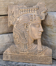 Load image into Gallery viewer, Egyptian King Tut Cameo Fragment Sculptural wall relief plaque www.Neo-Mfg.com 11&quot; h14
