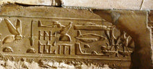 Load image into Gallery viewer, History Egyptian Hieroglyph Seti I Abydos Carving sculpture wall plaque 20&quot; www.Neo-Mfg.com
