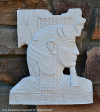 Load image into Gallery viewer, Egyptian King Tut Cameo Fragment Sculptural wall relief plaque www.Neo-Mfg.com 11&quot; h14
