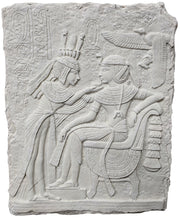 Load image into Gallery viewer, History Egyptian King Tutankhamun Tut Golden Shrine Right side Plaque Artifact Sculpture 10&quot; www.Neo-Mfg.com home decor h16
