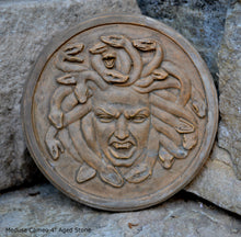 Load image into Gallery viewer, History Medusa design Artifact Carved Sculpture Statue cameo 4" www.Neo-Mfg.com
