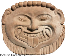 Load image into Gallery viewer, Roman Greek Medusa Gorgon face Sculptural wall relief plaque www.Neo-Mfg.com 10" n10
