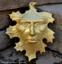 Load image into Gallery viewer, Nature Leafman Mythical Wall Decor Greenman Sculpture wall relief www.Neo-Mfg.com 11&quot; p4
