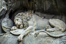 Load image into Gallery viewer, Lion of Lucerne wall plaque relief Sculpture Statue 15 7/8&quot; www.Neo-Mfg.com home decor Grand size
