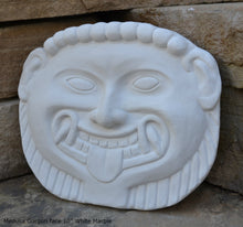 Load image into Gallery viewer, Roman Greek Medusa Gorgon face Sculptural wall relief plaque www.Neo-Mfg.com 10" n10
